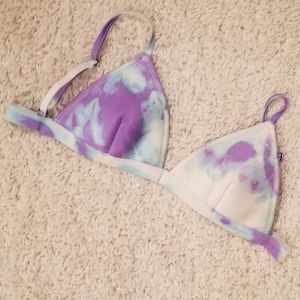 Triangl Tie Dye Luna Purple bikini top